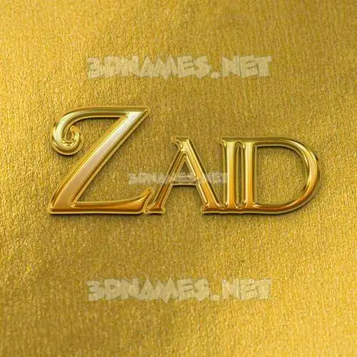 zaid in All Gold style - 3D name wallpaper zaid in All Gold style - 3D name wallpaper