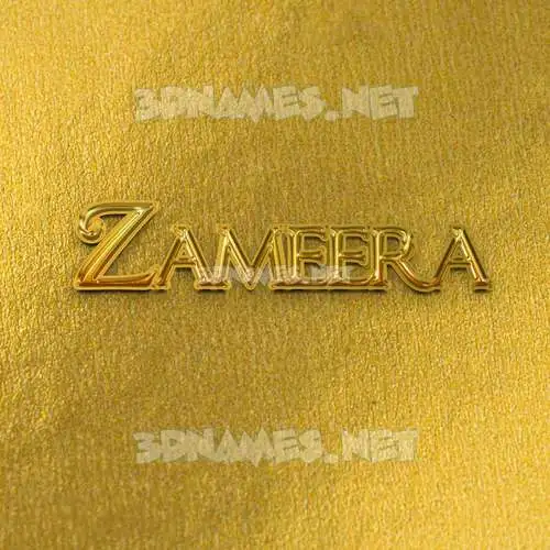 zameera in All Gold style - 3D name wallpaper zameera in All Gold style - 3D name wallpaper