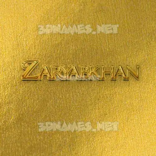 zaryabkhan in All Gold style - 3D name wallpaper zaryabkhan in All Gold style - 3D name wallpaper
