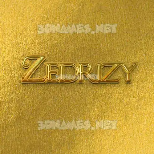 zedrizy in All Gold style - 3D name wallpaper zedrizy in All Gold style - 3D name wallpaper