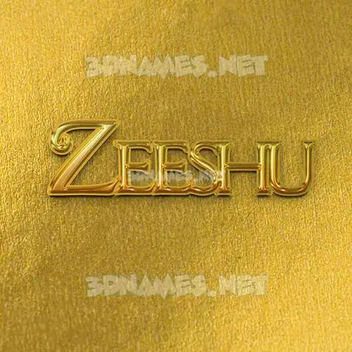 zeeshu in All Gold style - 3D name wallpaper zeeshu in All Gold style - 3D name wallpaper