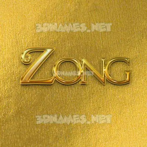 zong in All Gold style - 3D name wallpaper zong in All Gold style - 3D name wallpaper