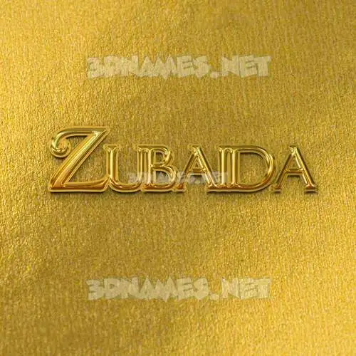 zubaida in All Gold style - 3D name wallpaper zubaida in All Gold style - 3D name wallpaper