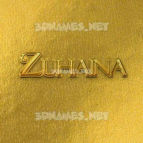 zuhaina in All Gold style - 3D name wallpaper zuhaina in All Gold style - 3D name wallpaper