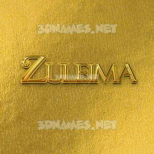 zuleima in All Gold style - 3D name wallpaper zuleima in All Gold style - 3D name wallpaper