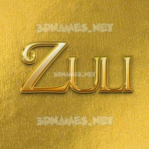 zuli in All Gold style - 3D name wallpaper zuli in All Gold style - 3D name wallpaper