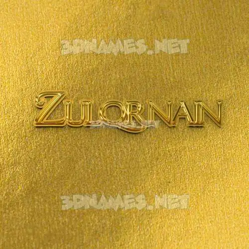 zulqrnain in All Gold style - 3D name wallpaper zulqrnain in All Gold style - 3D name wallpaper