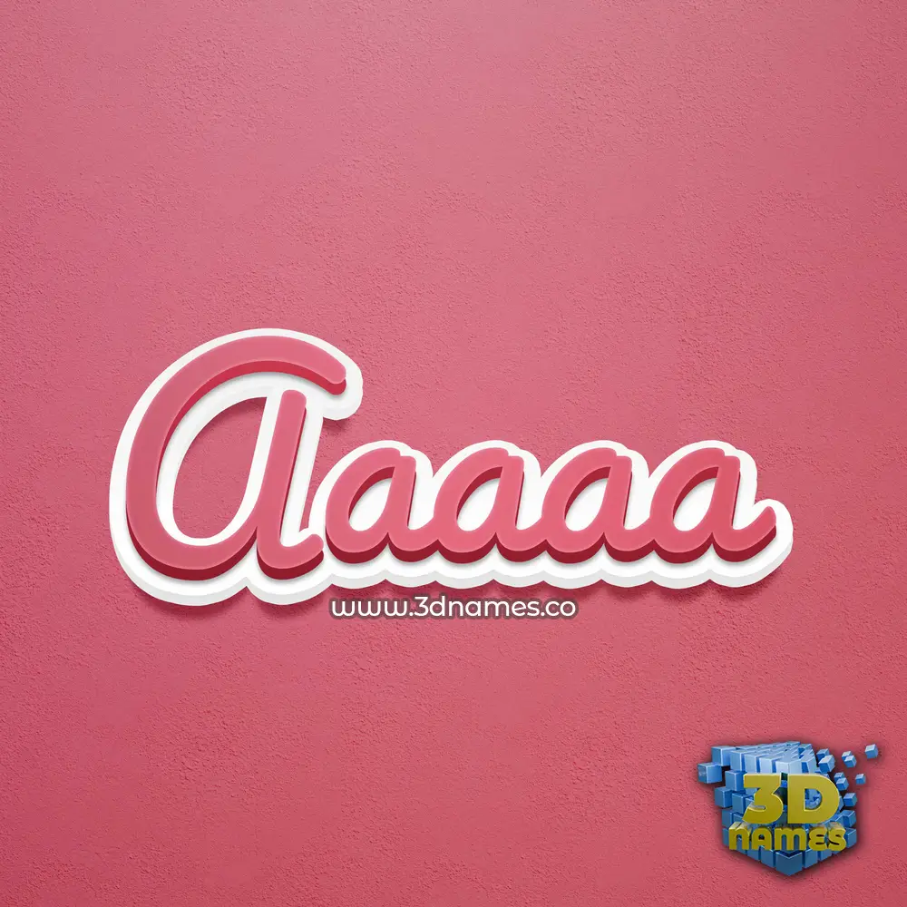 aaaaa in Red Scribble style - 3D name wallpaper aaaaa in Red Scribble style - 3D name wallpaper