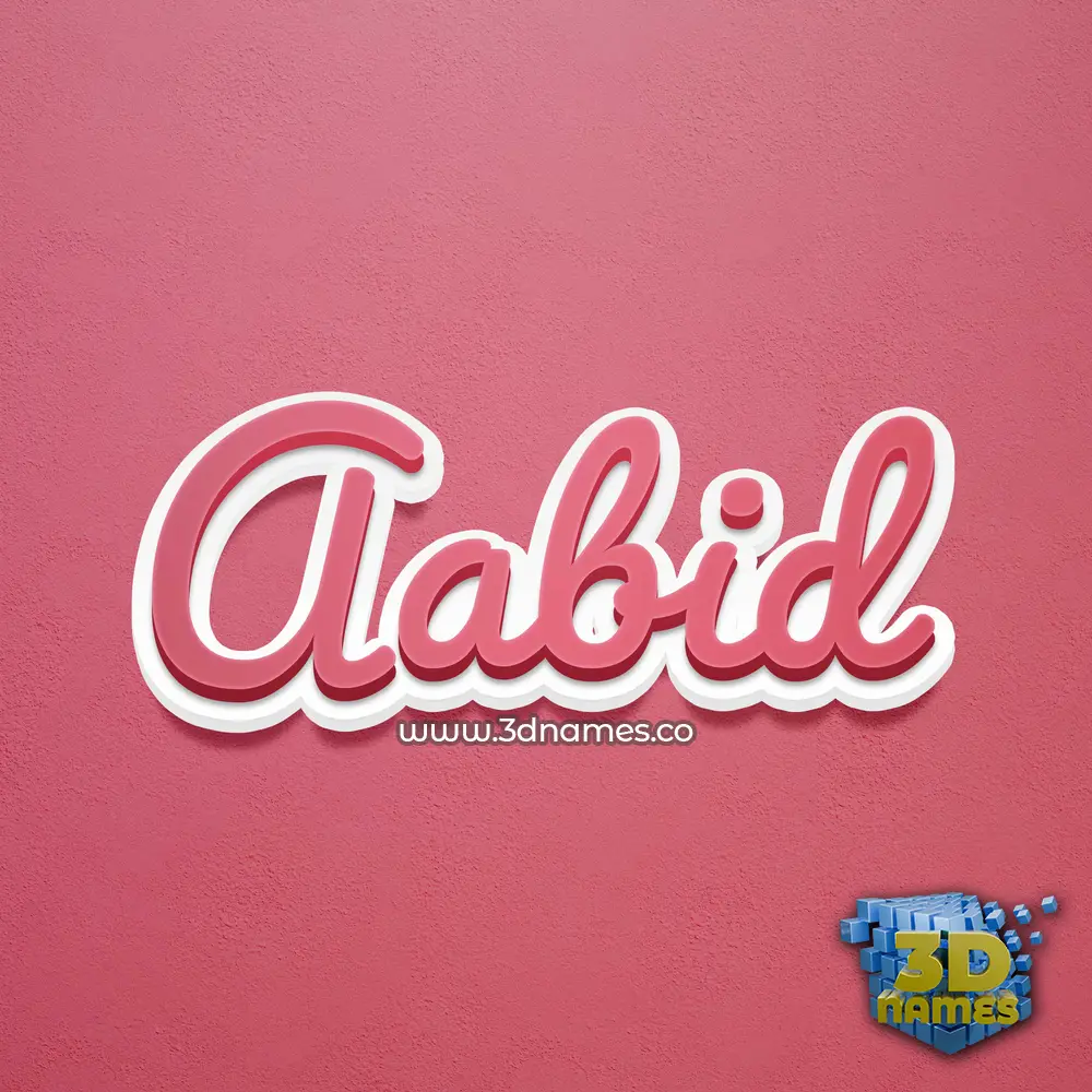 aabid in Red Scribble style - 3D name wallpaper aabid in Red Scribble style - 3D name wallpaper