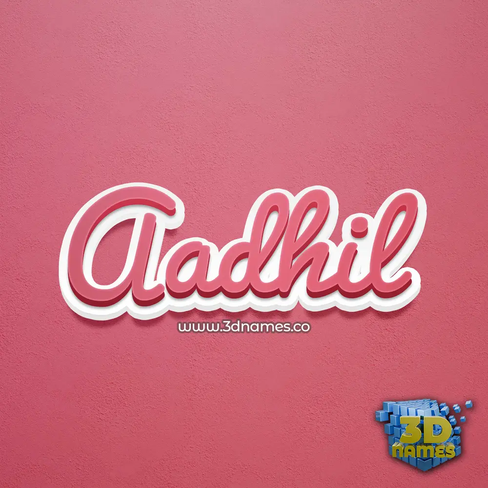 aadhil in Red Scribble style - 3D name wallpaper aadhil in Red Scribble style - 3D name wallpaper