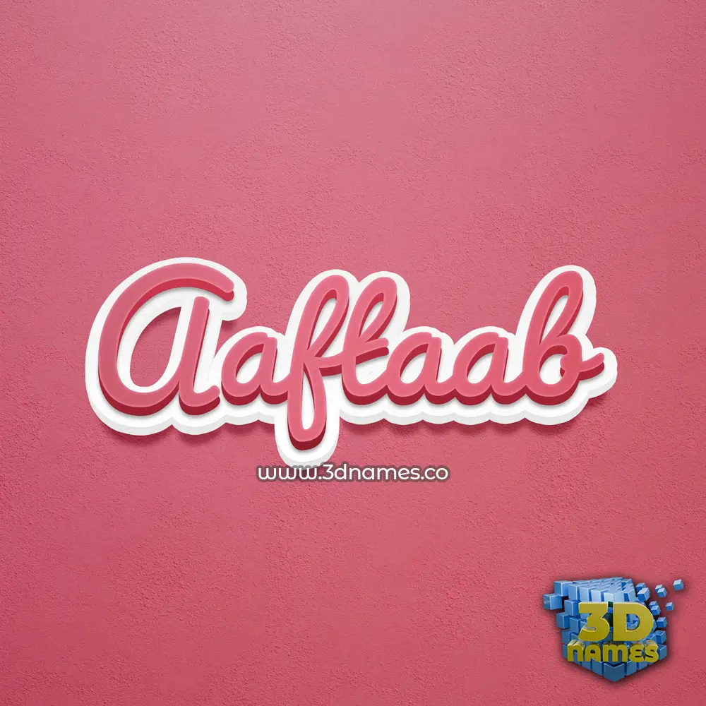 aaftaab in Red Scribble style - 3D name wallpaper aaftaab in Red Scribble style - 3D name wallpaper