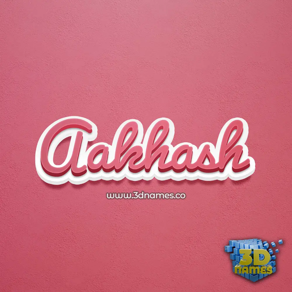 aakhash in Red Scribble style - 3D name wallpaper aakhash in Red Scribble style - 3D name wallpaper