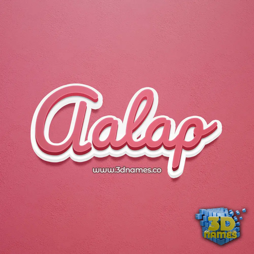 aalap in Red Scribble style - 3D name wallpaper aalap in Red Scribble style - 3D name wallpaper