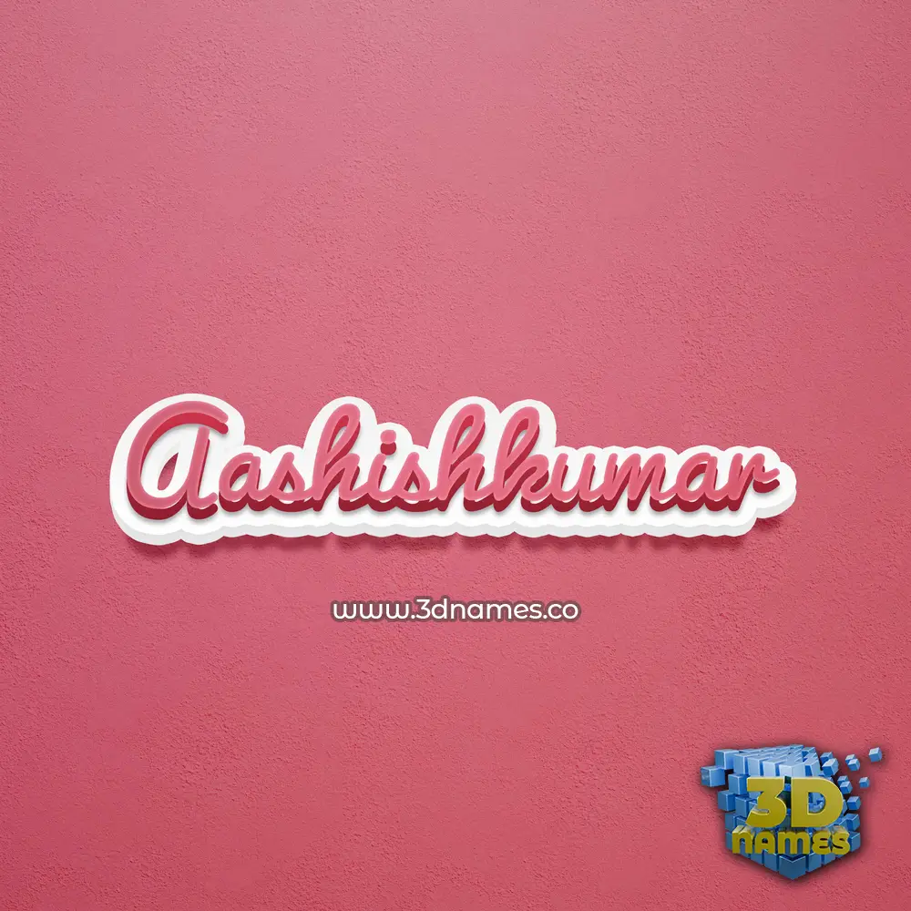 aashishkumar in Red Scribble style - 3D name wallpaper aashishkumar in Red Scribble style - 3D name wallpaper