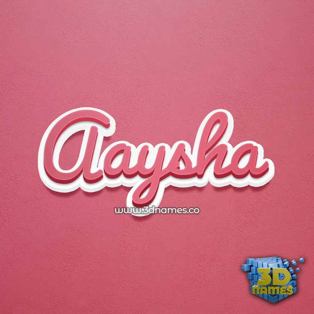 aaysha in Red Scribble style - 3D name wallpaper aaysha in Red Scribble style - 3D name wallpaper
