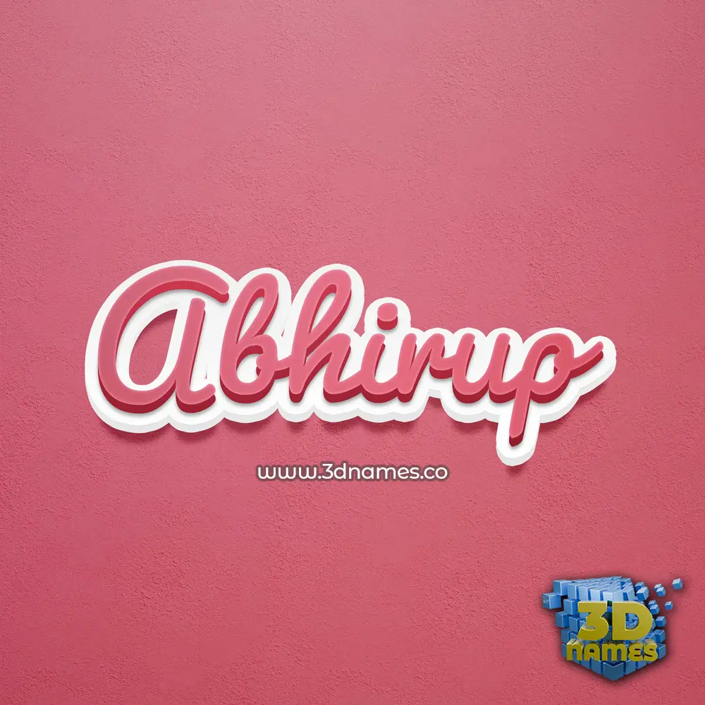 abhirup in Red Scribble style - 3D name wallpaper abhirup in Red Scribble style - 3D name wallpaper