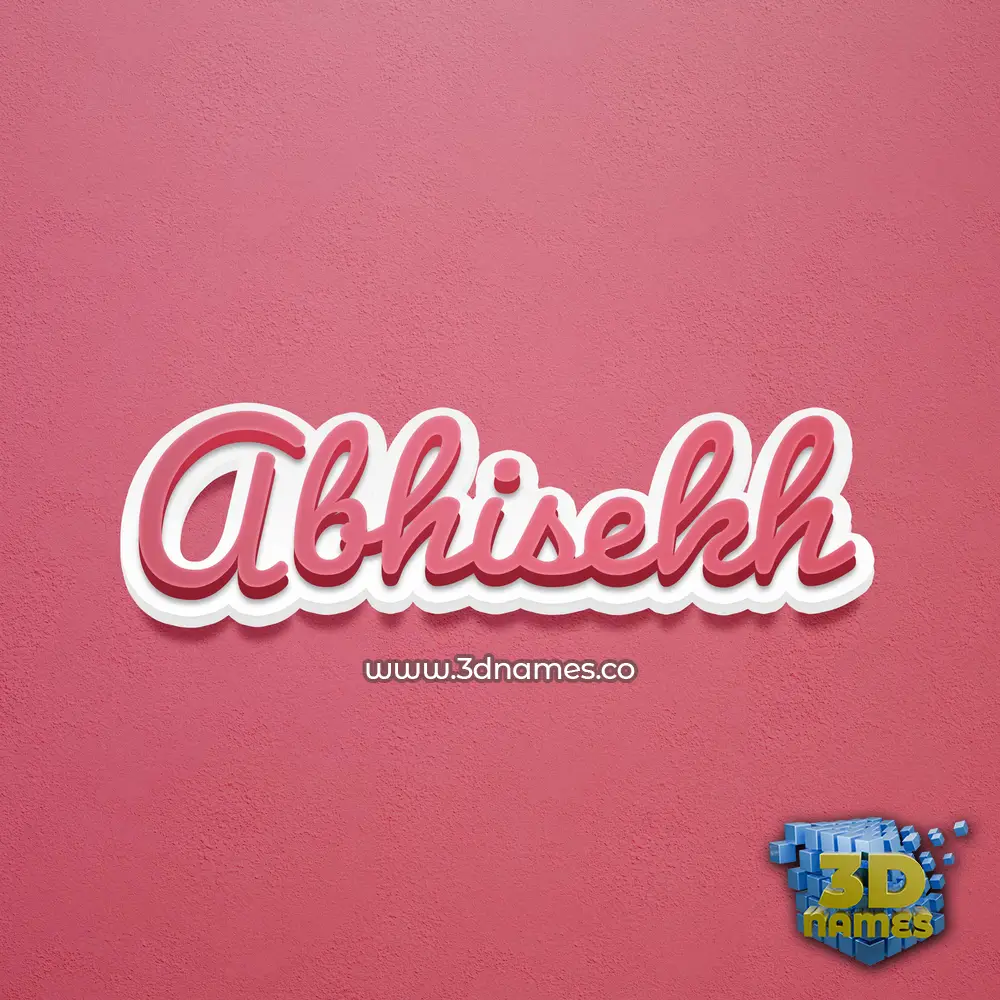 abhisekh in Red Scribble style - 3D name wallpaper abhisekh in Red Scribble style - 3D name wallpaper