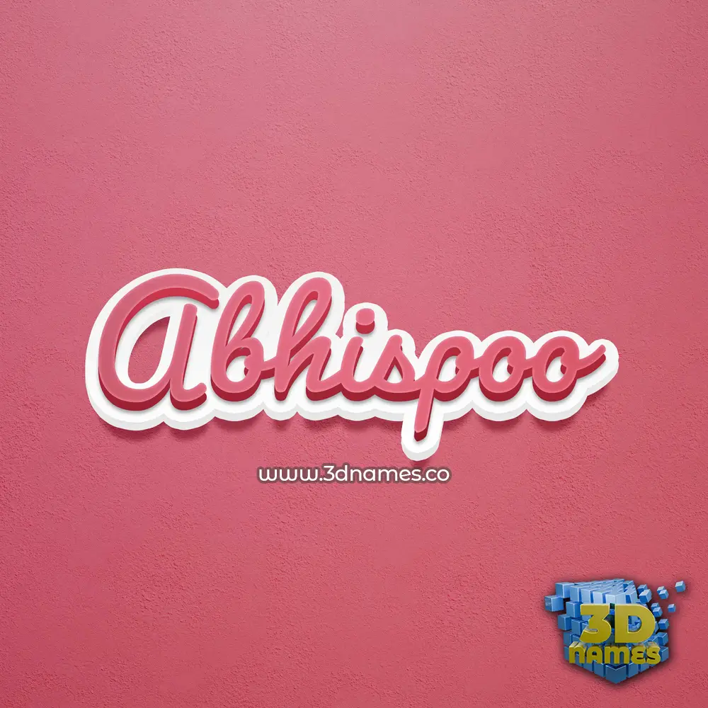 abhispoo in Red Scribble style - 3D name wallpaper abhispoo in Red Scribble style - 3D name wallpaper