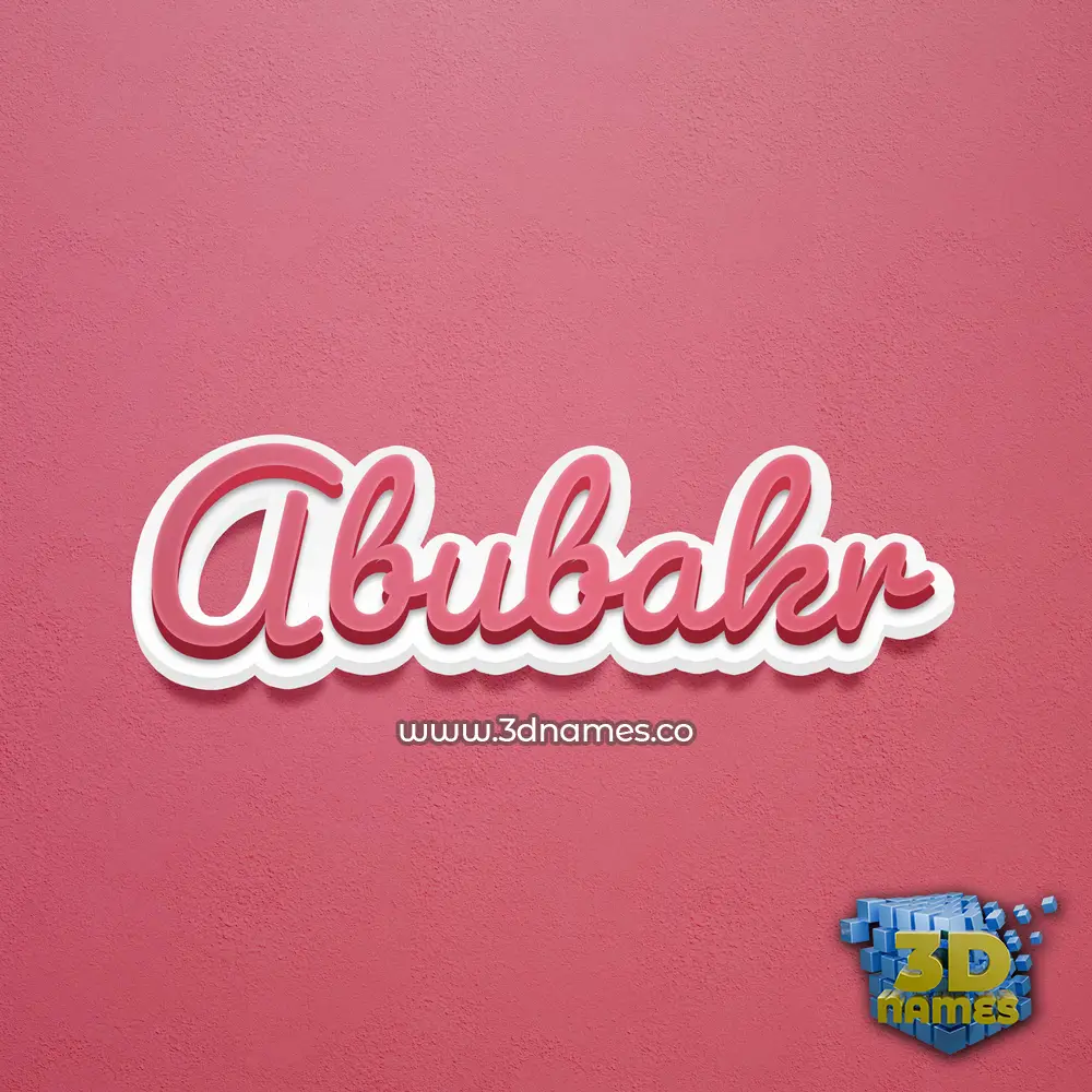 abubakr in Red Scribble style - 3D name wallpaper abubakr in Red Scribble style - 3D name wallpaper