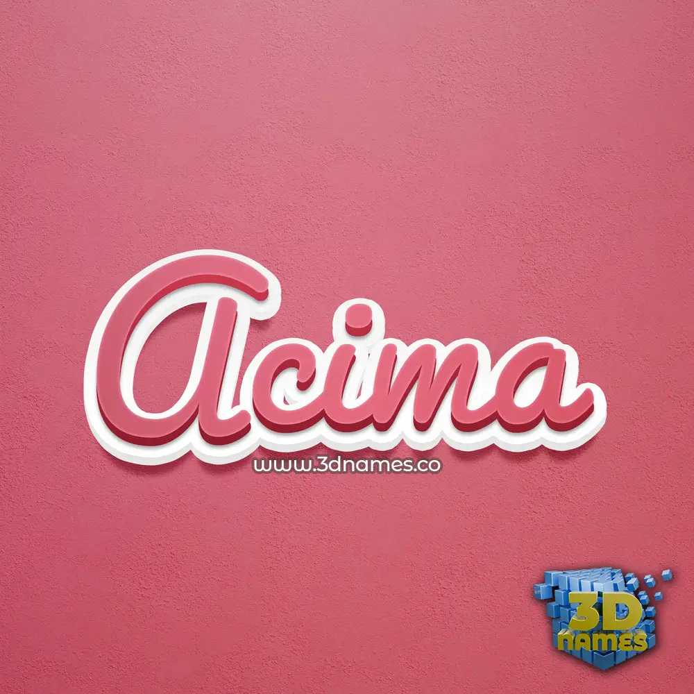 acima in Red Scribble style - 3D name wallpaper acima in Red Scribble style - 3D name wallpaper