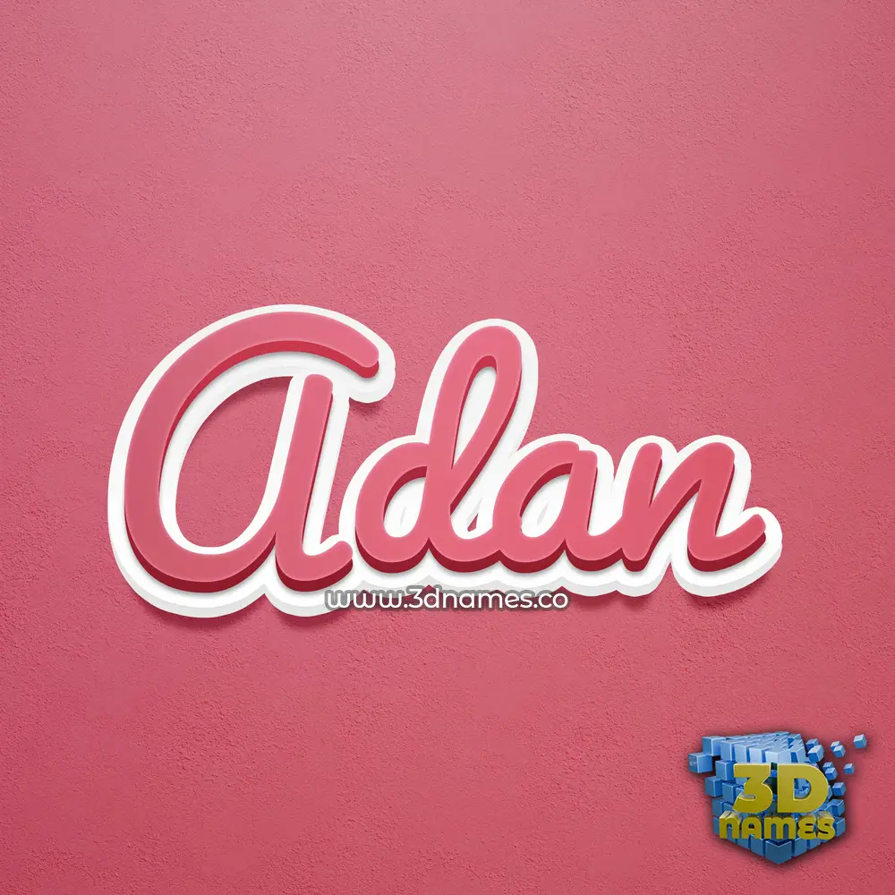 adan in Red Scribble style - 3D name wallpaper adan in Red Scribble style - 3D name wallpaper