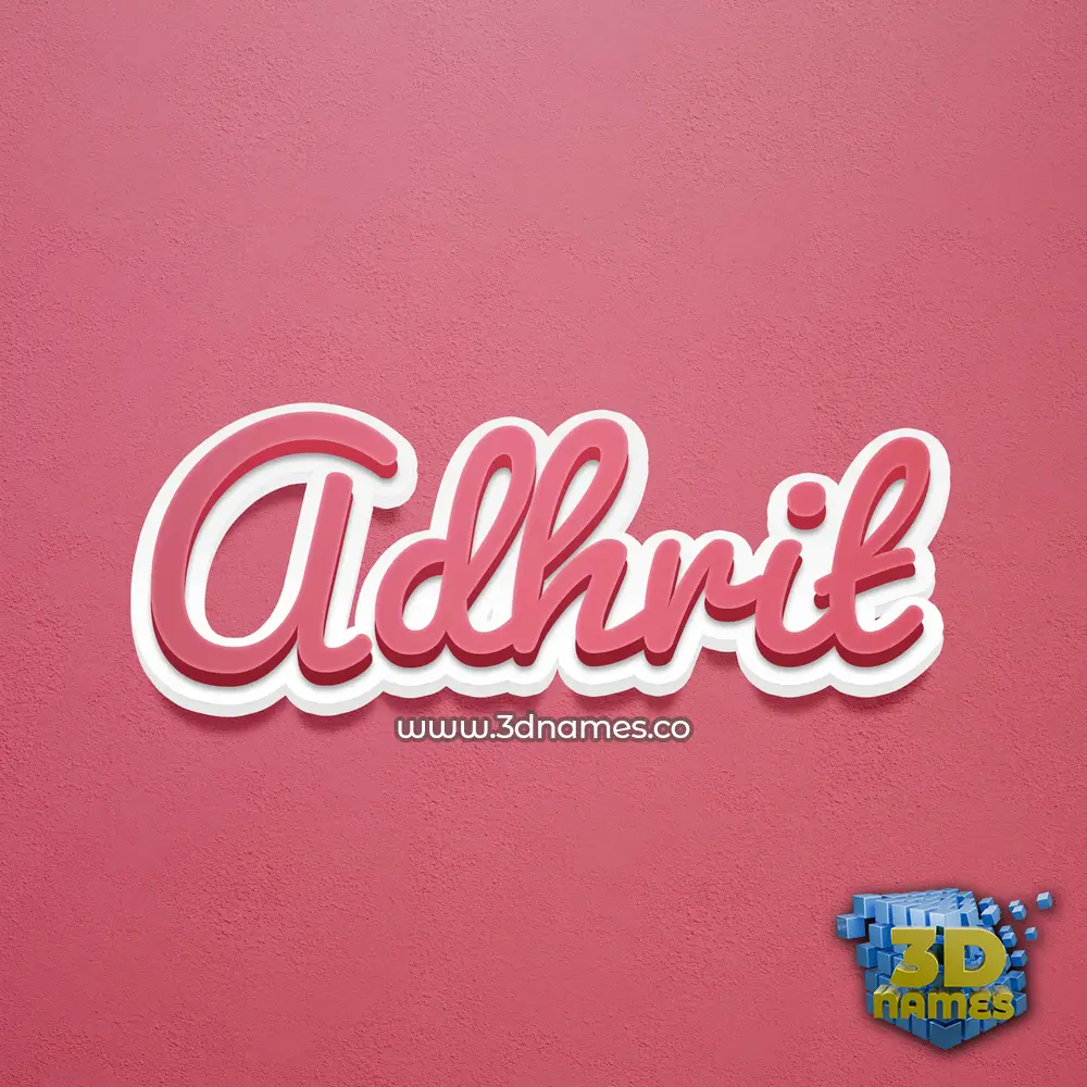 adhrit in Red Scribble style - 3D name wallpaper adhrit in Red Scribble style - 3D name wallpaper
