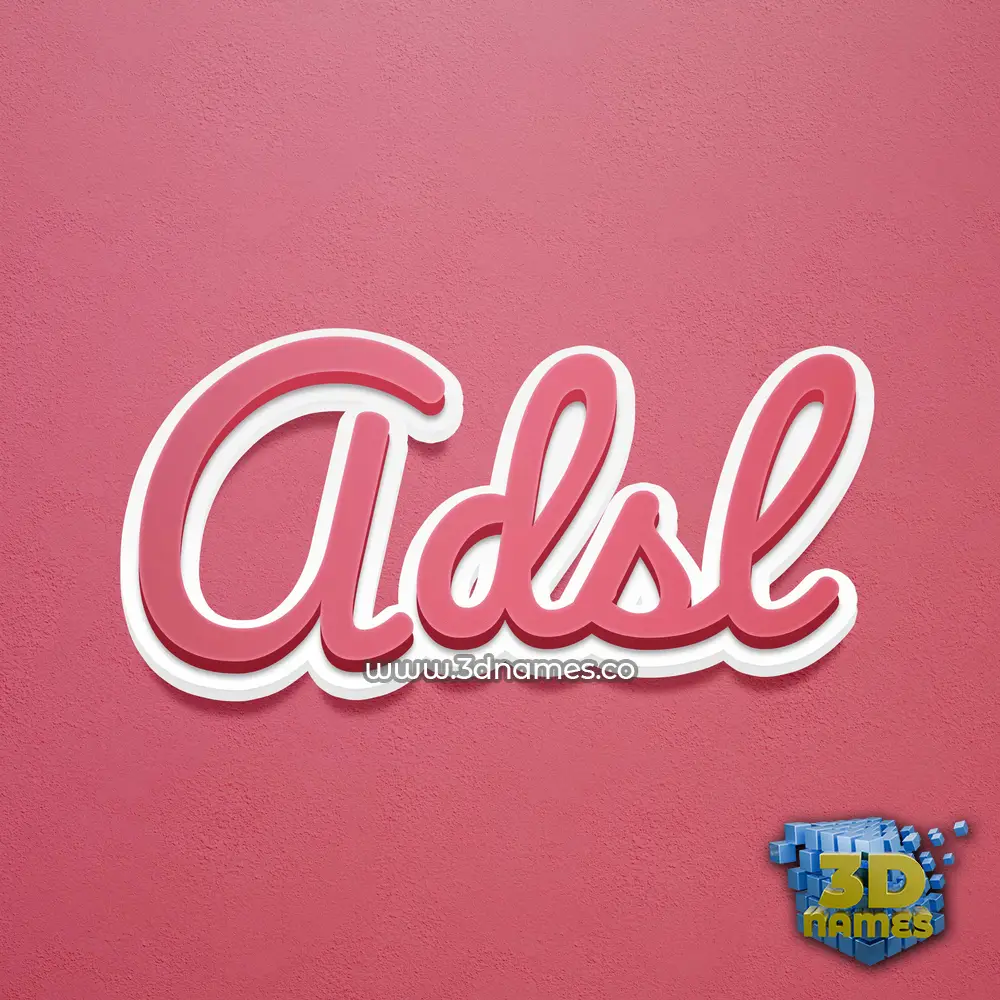 adsl in Red Scribble style - 3D name wallpaper adsl in Red Scribble style - 3D name wallpaper