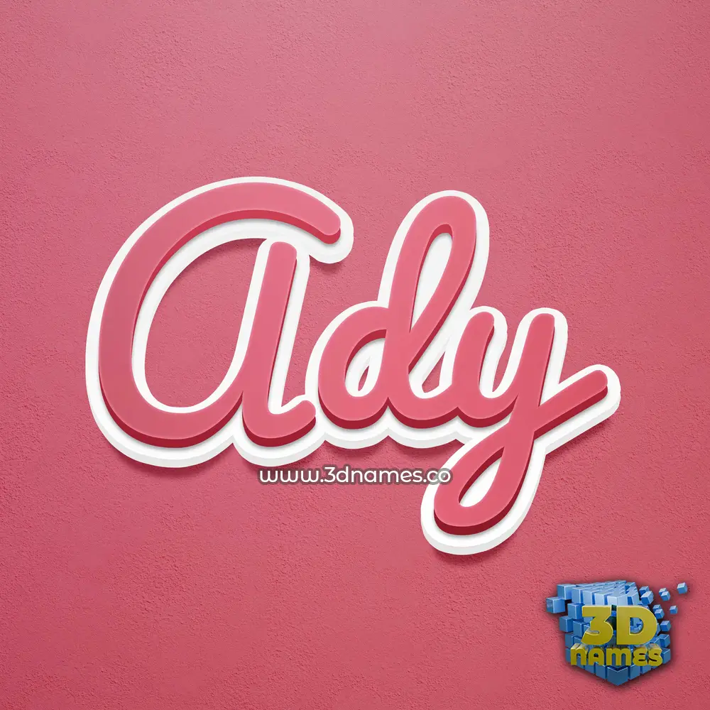 ady in Red Scribble style - 3D name wallpaper ady in Red Scribble style - 3D name wallpaper