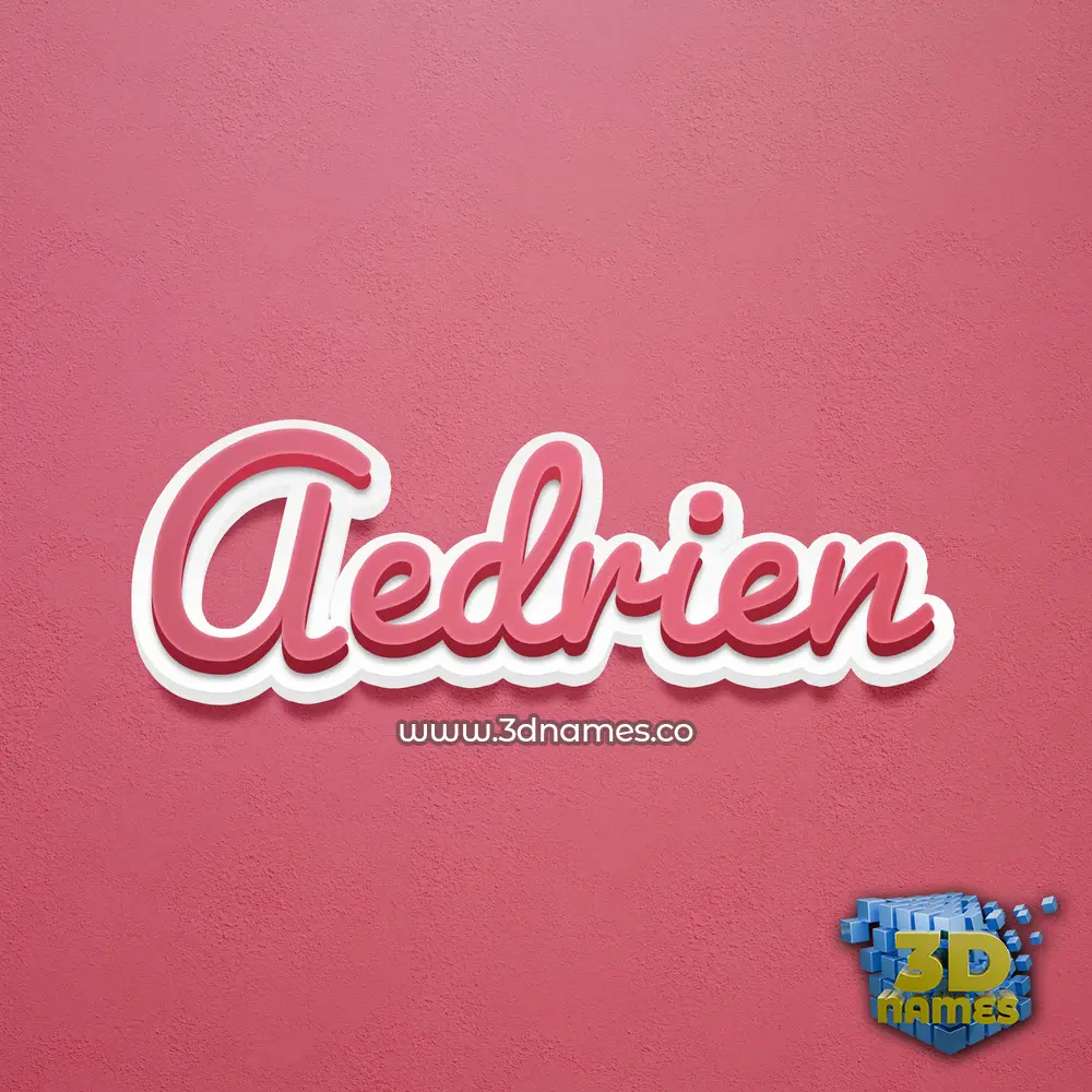 aedrien in Red Scribble style - 3D name wallpaper aedrien in Red Scribble style - 3D name wallpaper