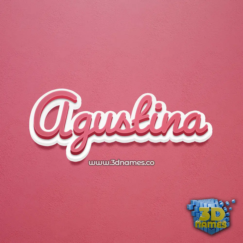 agustina in Red Scribble style - 3D name wallpaper agustina in Red Scribble style - 3D name wallpaper