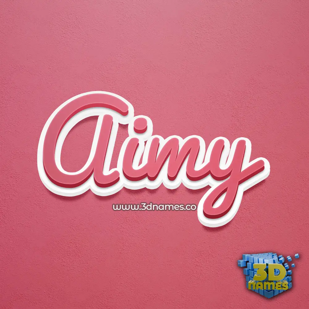 aimy in Red Scribble style - 3D name wallpaper aimy in Red Scribble style - 3D name wallpaper