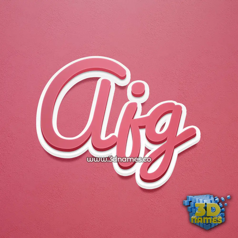 ajg in Red Scribble style - 3D name wallpaper ajg in Red Scribble style - 3D name wallpaper