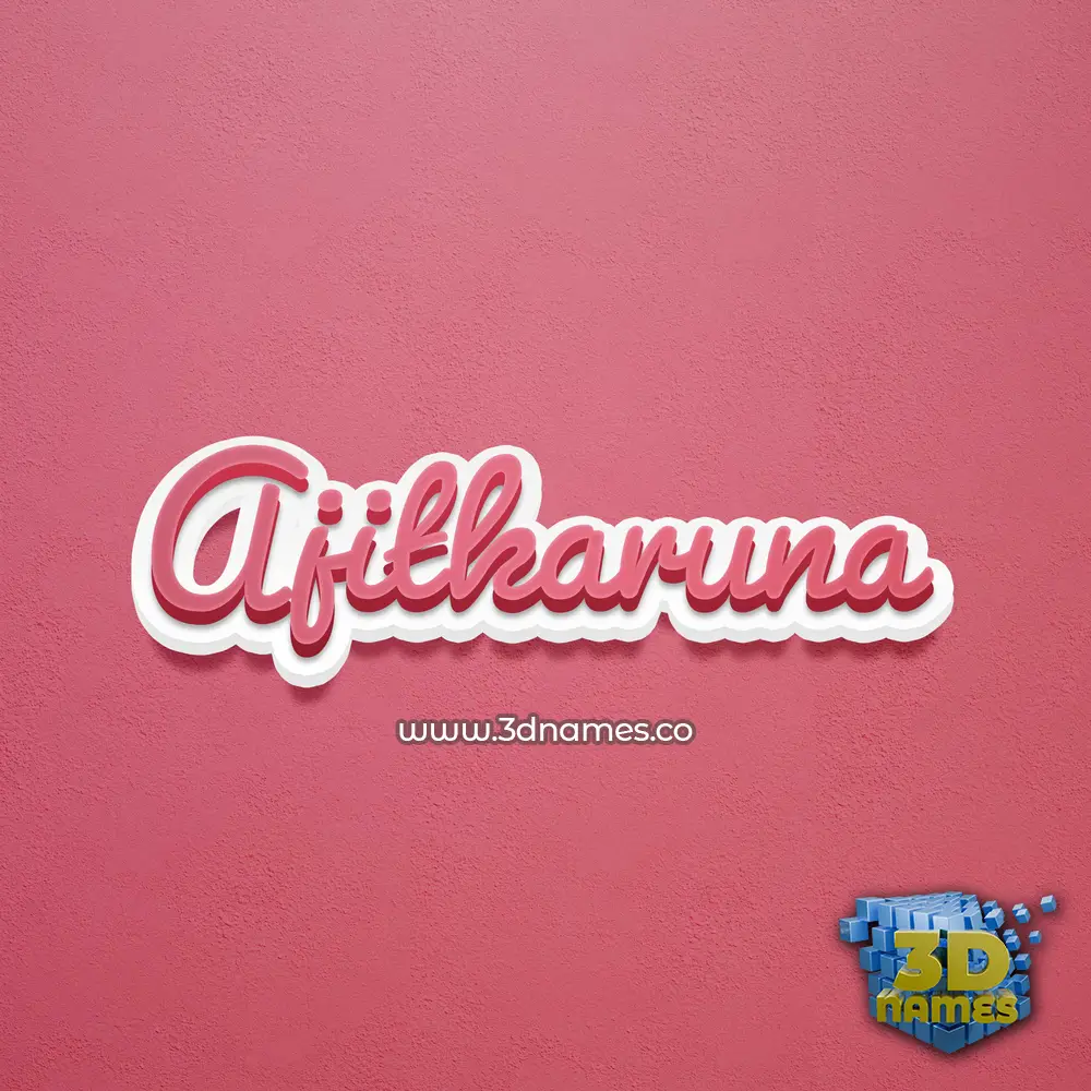 ajitkaruna in Red Scribble style - 3D name wallpaper ajitkaruna in Red Scribble style - 3D name wallpaper