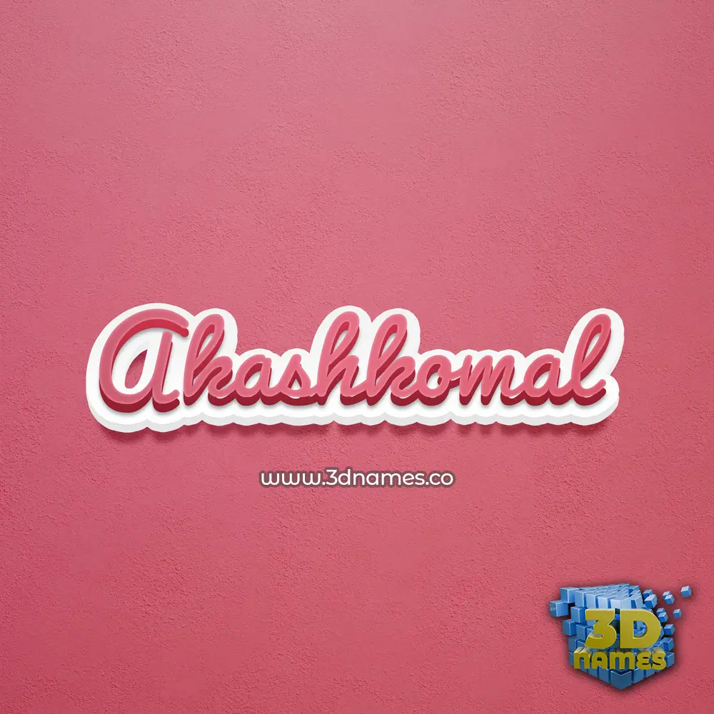 akashkomal in Red Scribble style - 3D name wallpaper akashkomal in Red Scribble style - 3D name wallpaper