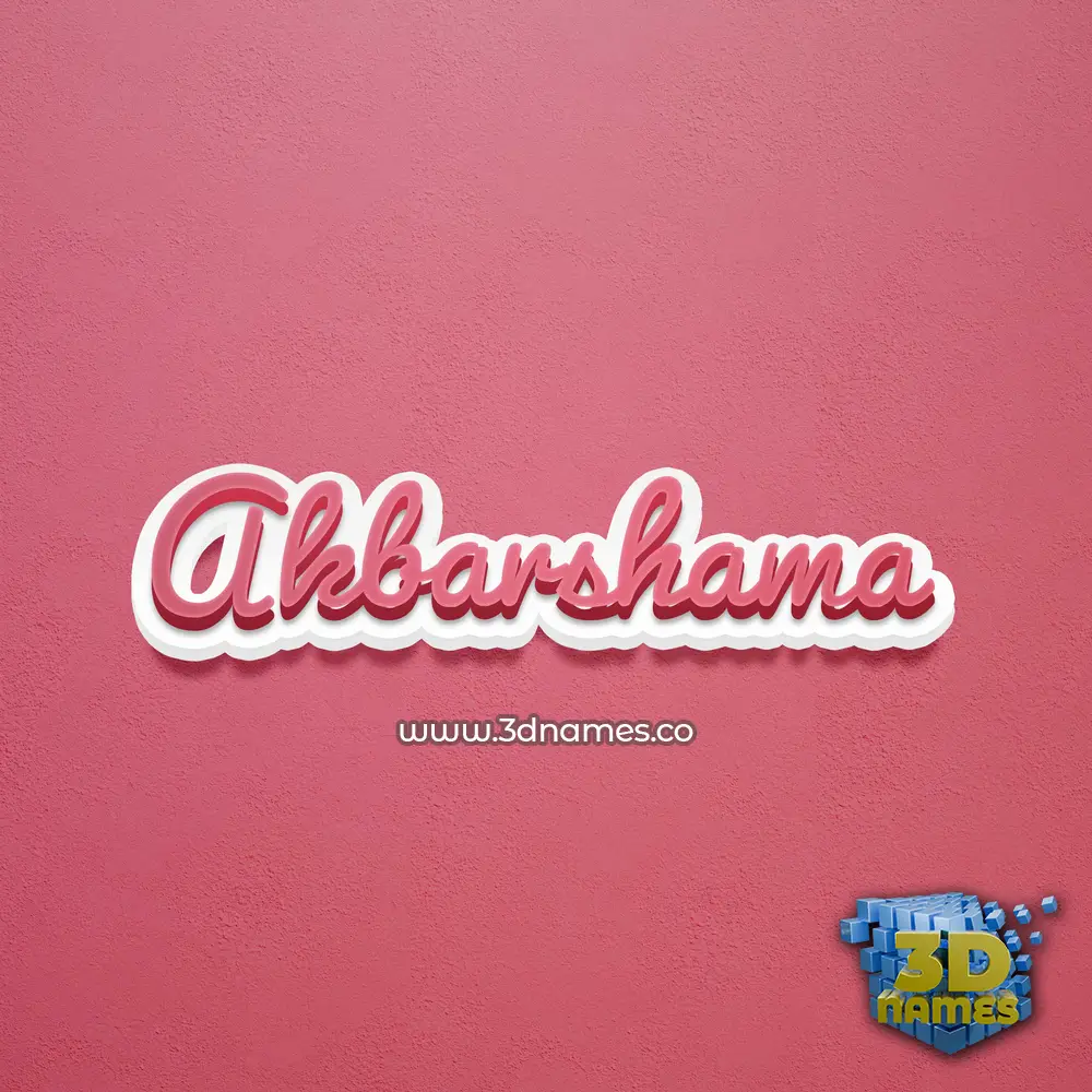akbarshama in Red Scribble style - 3D name wallpaper akbarshama in Red Scribble style - 3D name wallpaper