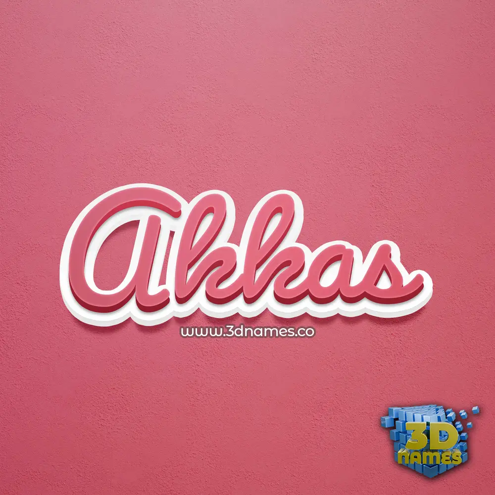 akkas in Red Scribble style - 3D name wallpaper akkas in Red Scribble style - 3D name wallpaper