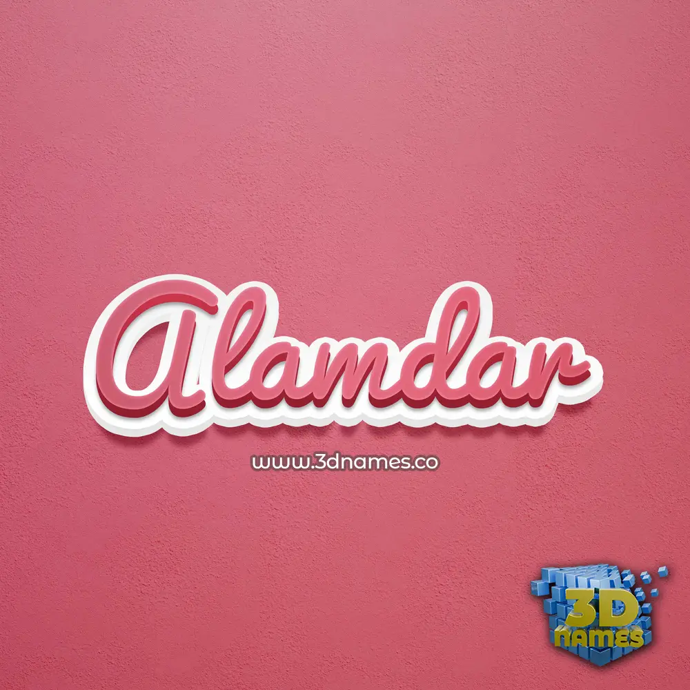 alamdar in Red Scribble style - 3D name wallpaper alamdar in Red Scribble style - 3D name wallpaper