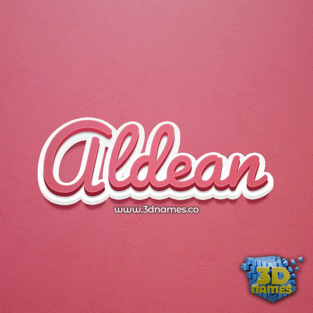 aldean in Red Scribble style - 3D name wallpaper aldean in Red Scribble style - 3D name wallpaper