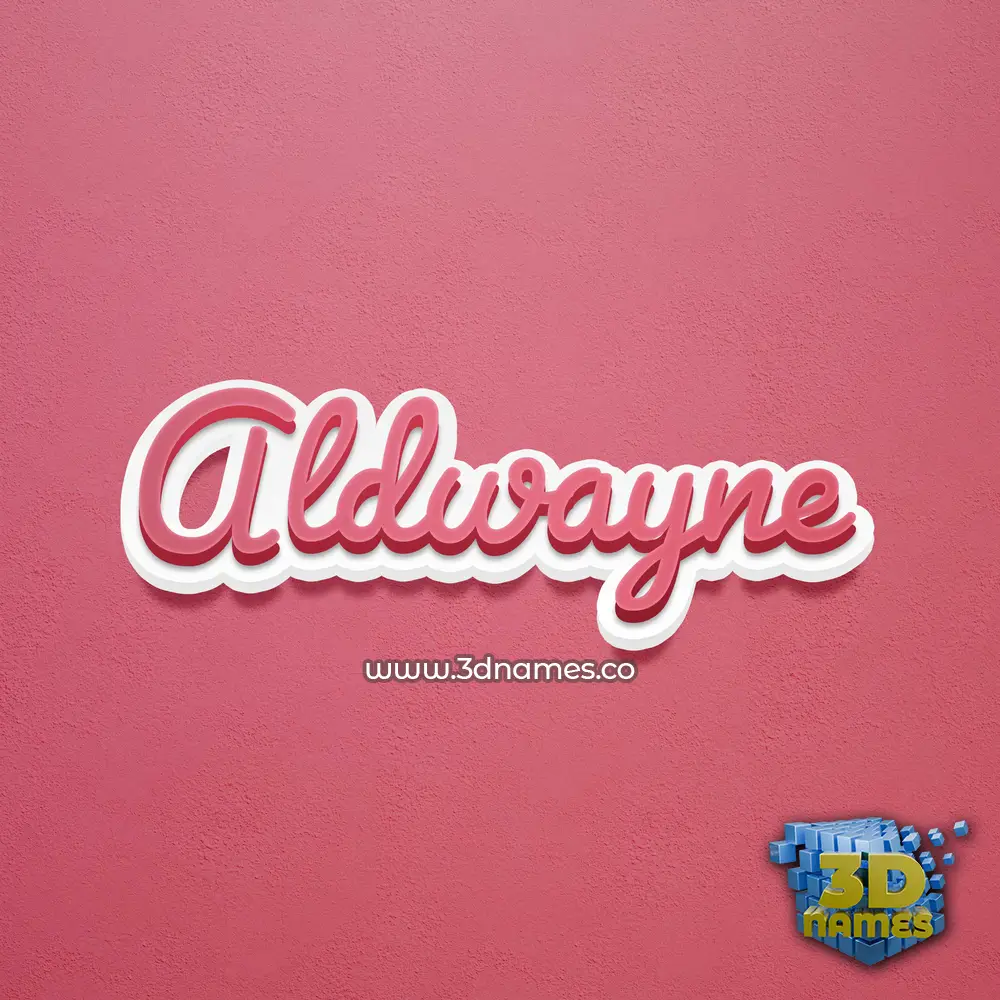 aldwayne in Red Scribble style - 3D name wallpaper aldwayne in Red Scribble style - 3D name wallpaper