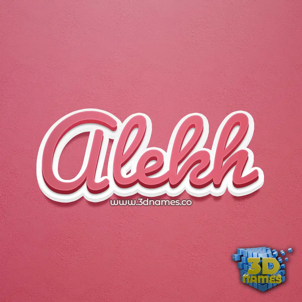 alekh in Red Scribble style - 3D name wallpaper alekh in Red Scribble style - 3D name wallpaper