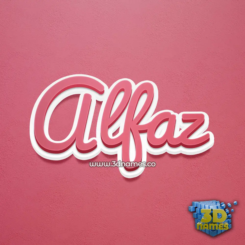 alfaz in Red Scribble style - 3D name wallpaper alfaz in Red Scribble style - 3D name wallpaper