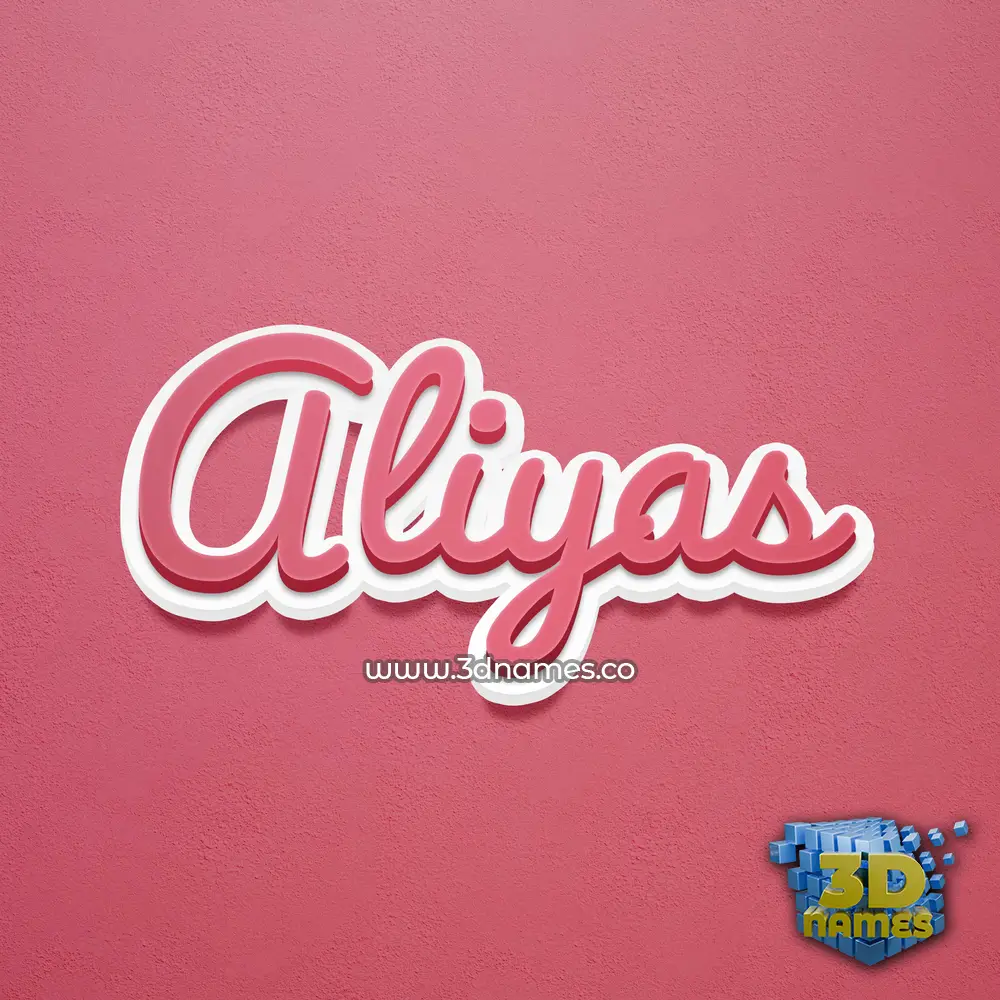 aliyas in Red Scribble style - 3D name wallpaper aliyas in Red Scribble style - 3D name wallpaper