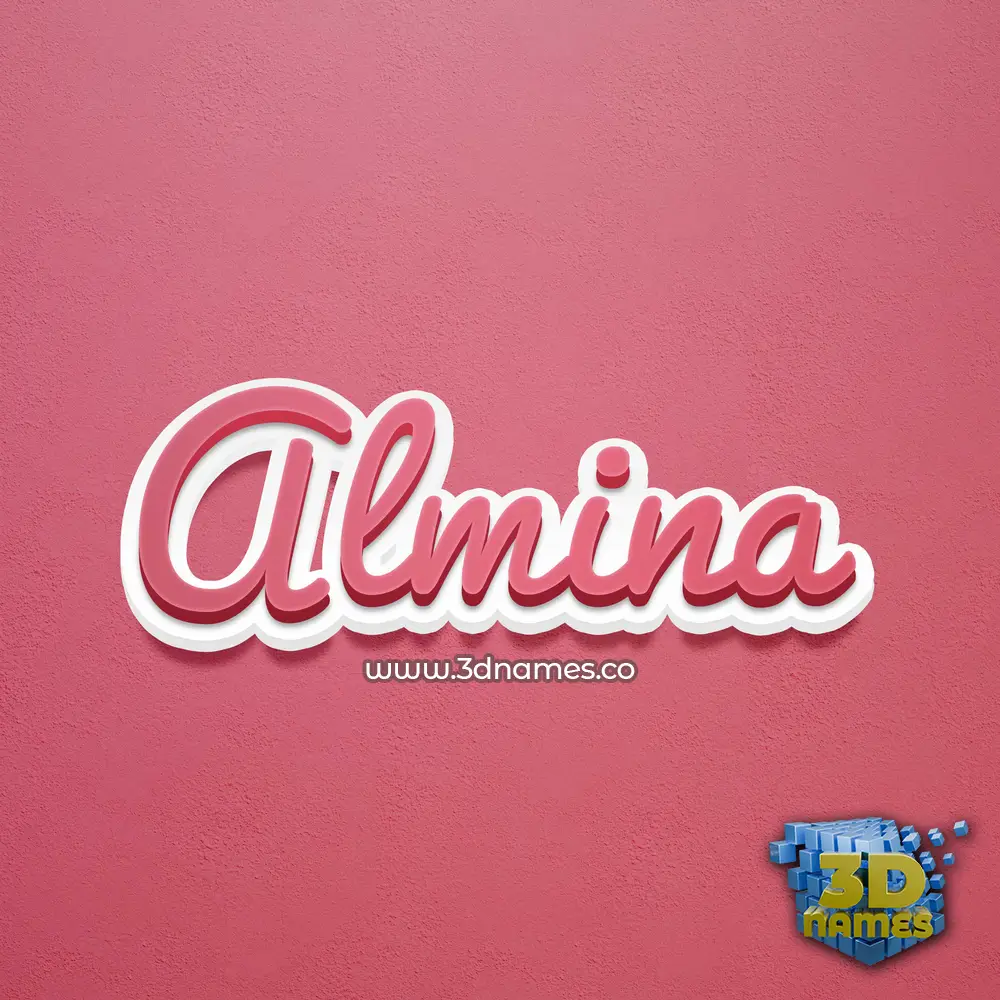 almina in Red Scribble style - 3D name wallpaper almina in Red Scribble style - 3D name wallpaper