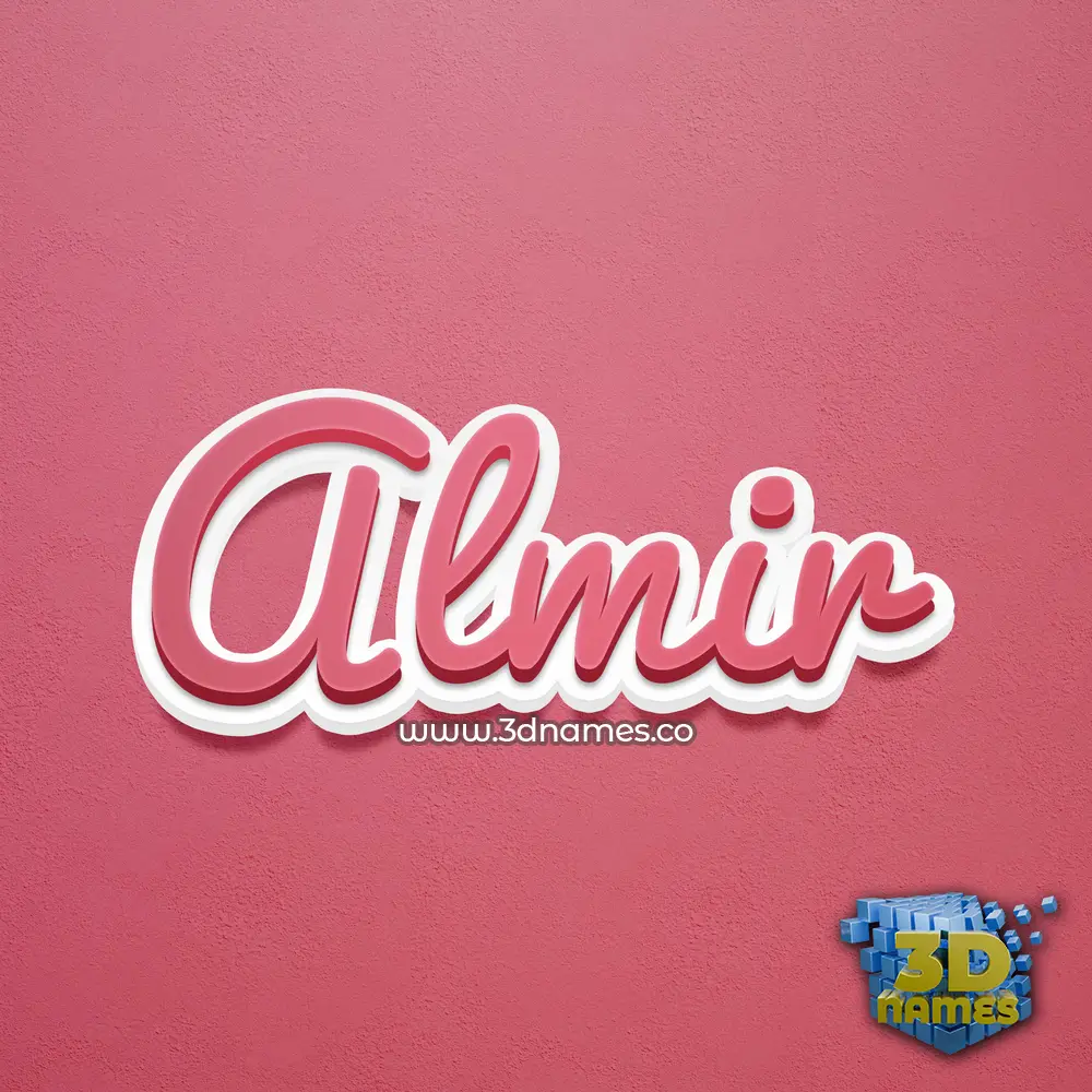 almir in Red Scribble style - 3D name wallpaper almir in Red Scribble style - 3D name wallpaper
