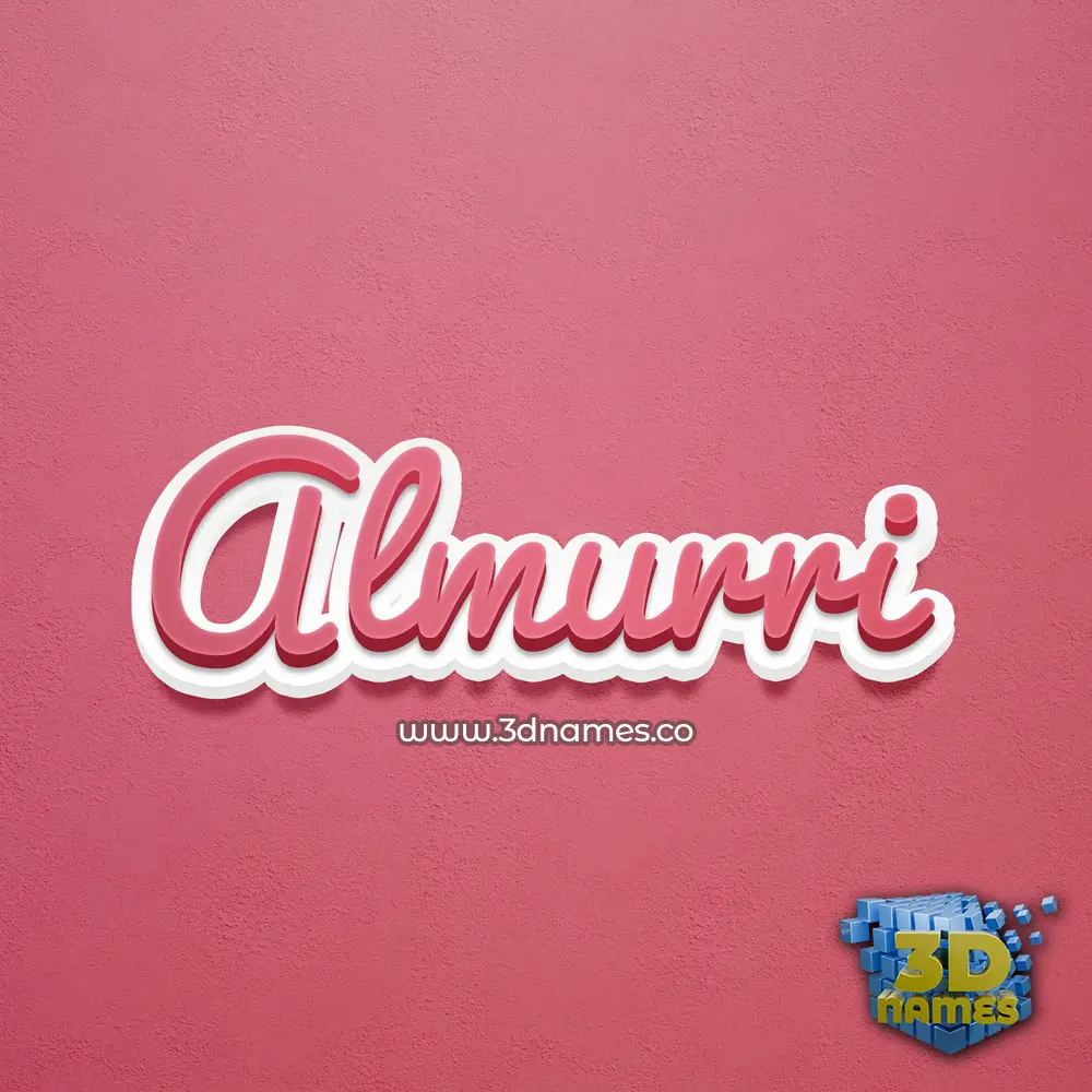 almurri in Red Scribble style - 3D name wallpaper almurri in Red Scribble style - 3D name wallpaper