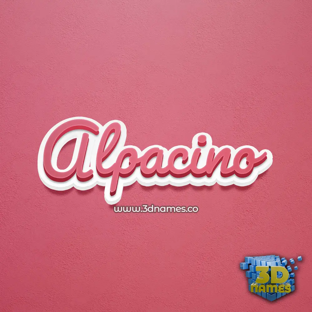 alpacino in Red Scribble style - 3D name wallpaper alpacino in Red Scribble style - 3D name wallpaper