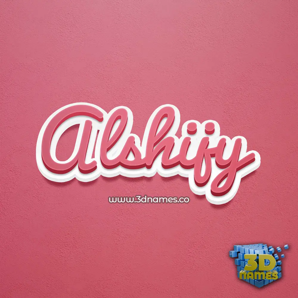 alshijy in Red Scribble style - 3D name wallpaper alshijy in Red Scribble style - 3D name wallpaper