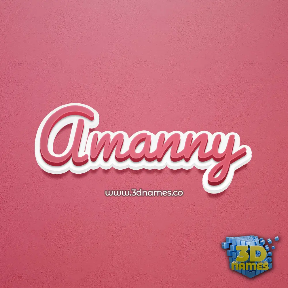 amanny in Red Scribble style - 3D name wallpaper amanny in Red Scribble style - 3D name wallpaper