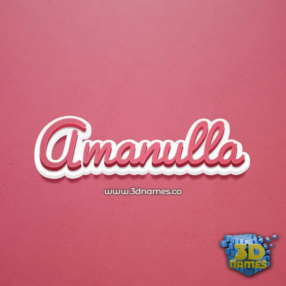 amanulla in Red Scribble style - 3D name wallpaper amanulla in Red Scribble style - 3D name wallpaper