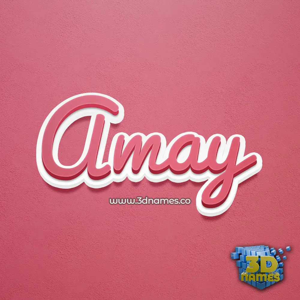 amay in Red Scribble style - 3D name wallpaper amay in Red Scribble style - 3D name wallpaper